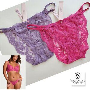 VICTORIA'S SECRET Dream Angels Lace Mini String Bikini Panties Flirty Sexy M